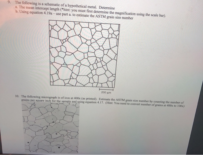 9. The following is a schematic of a hypothetical | Chegg.com
