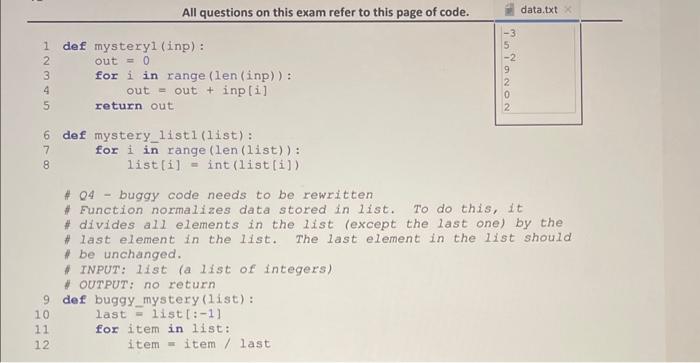 Question 1-File Reading ( 4 Pts) In The Location | Chegg.com