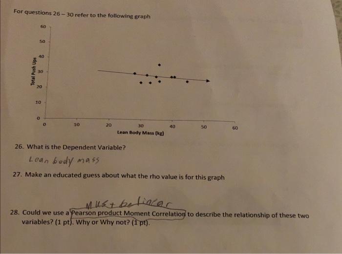 For questions 26 - 30 refer to the following graph | Chegg.com