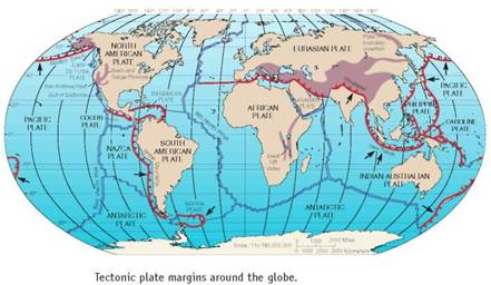 Solved: Figures 14.3 and 14.4 show the margins of tectonic plat ...