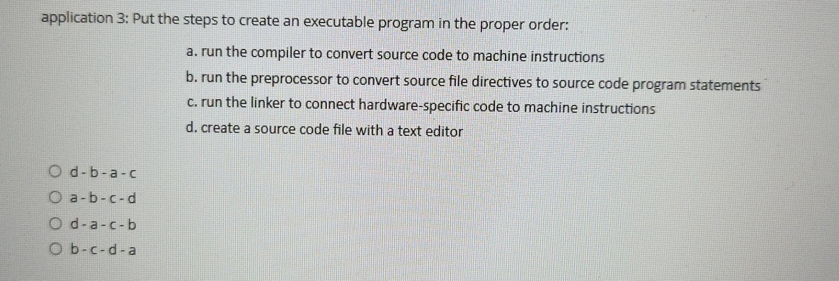 xyz code: create executable java applications with a... Solved application 3: Put the steps to create an executable | Chegg.com