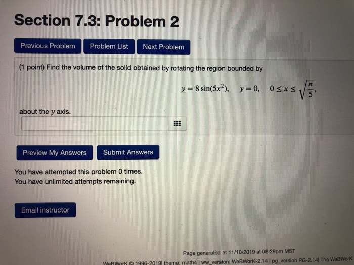 Solved Section 7 3 Problem 2 Previous Problem Problem List Chegg Solved Section 7 3 Problem 2 Previous Problem Problem List Chegg