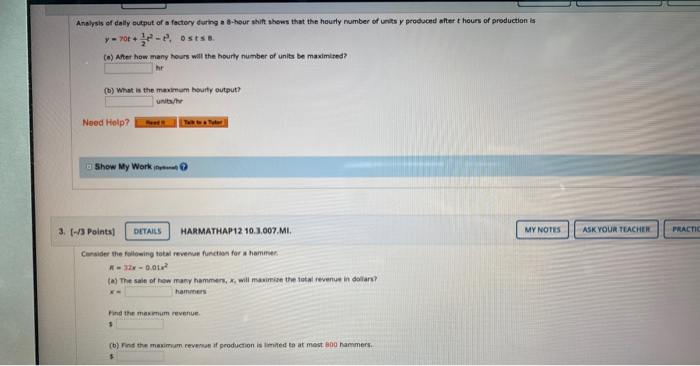 Solved Analysis of daily output of a factory during a 3-hour | Chegg.com