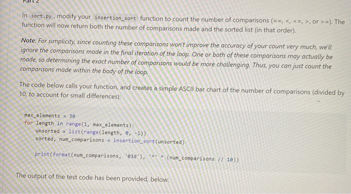 Solved In the file sort.py write a Python function | Chegg.com