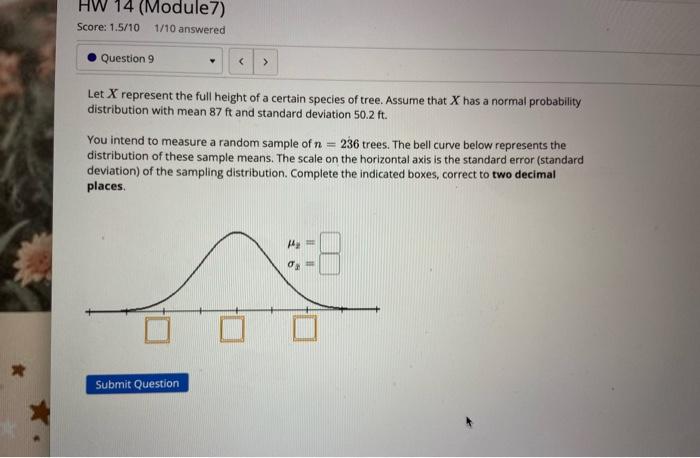 Solved Let X represent the full height of a certain species | Chegg.com