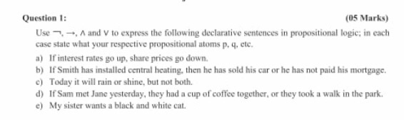 Solved Question 1: (05 Marks) Use - A and V to express the | Chegg.com