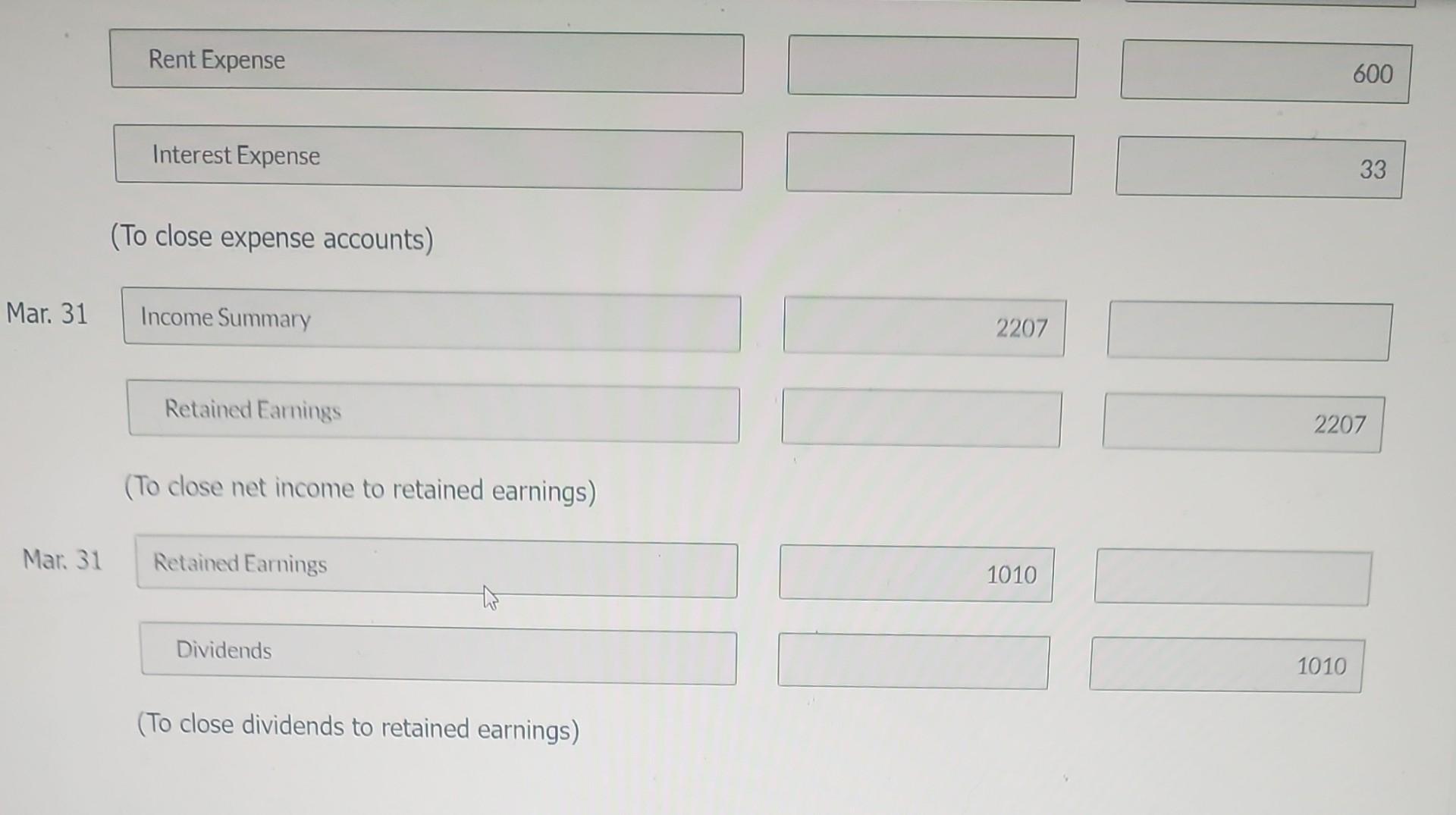 Solved Journalize and post closing entries and complete the | Chegg.com