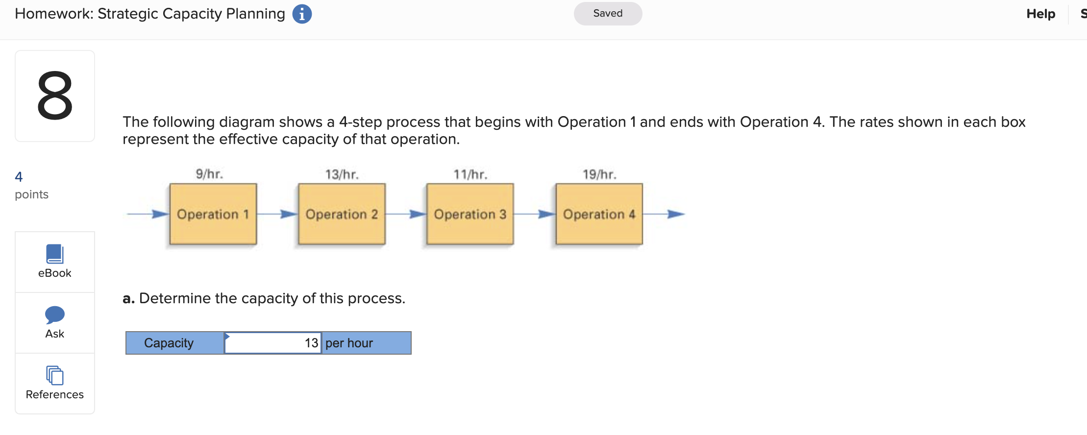 Solved The Following Diagram Shows A 4 Step Process That