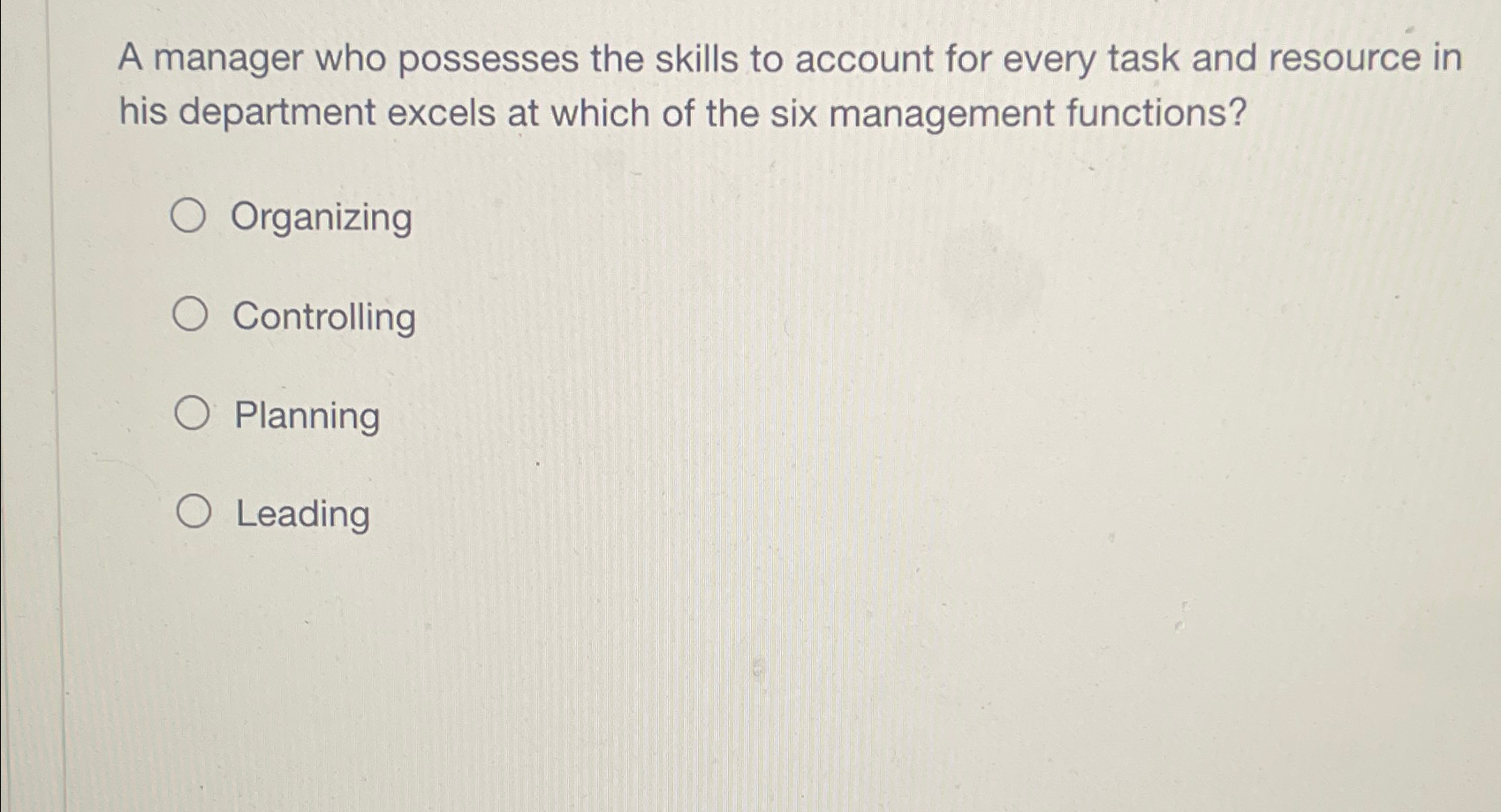 Solved A manager who possesses the skills to account for | Chegg.com