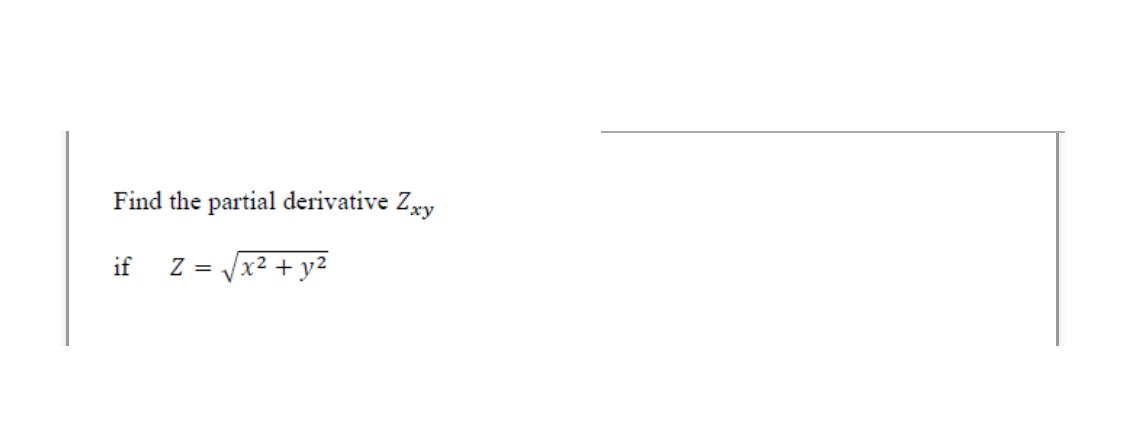 partial derivative of sqrt x 2 y 2 z 2