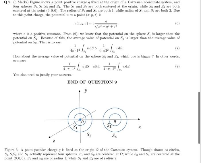 Solved Q 9. (6 Marks) Figure shows a point positive charge q | Chegg.com