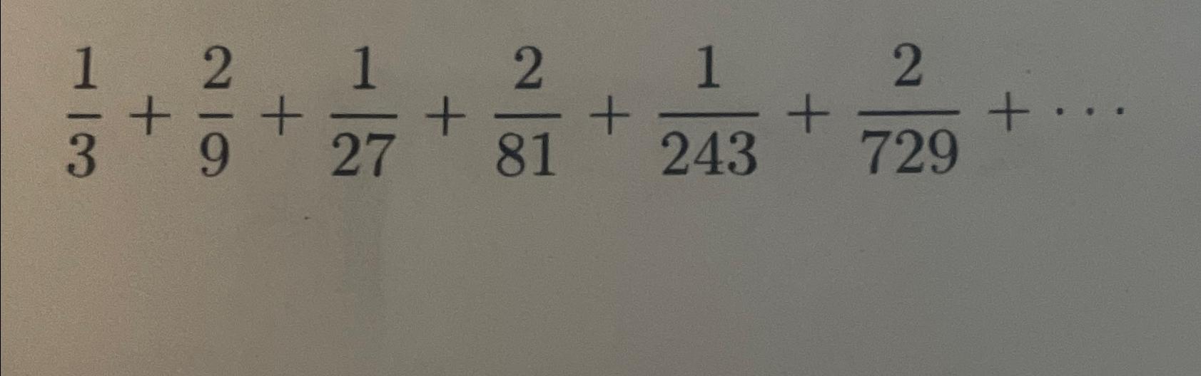 Solved 13+29+127+281+1243+2729+cdots | Chegg.com