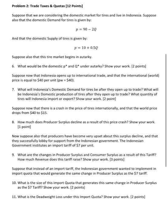 Solved Problem 3: Comparative Advantage [6 Points] Suppose | Chegg.com