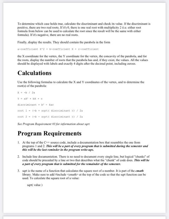 Solved Basic Program Logic The basic logic foe this program | Chegg.com