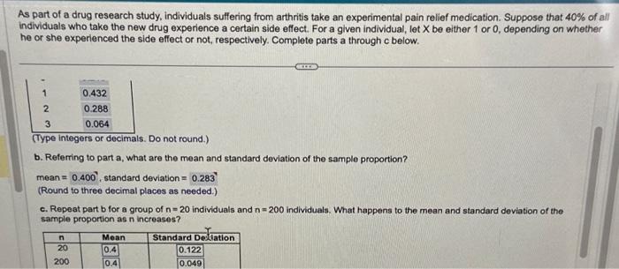 research results showed that experimental drug r