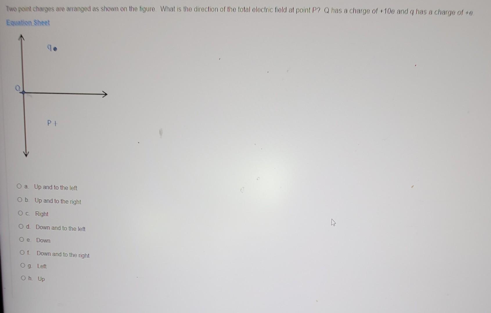 Solved Two point charges are arranged as shown on the | Chegg.com