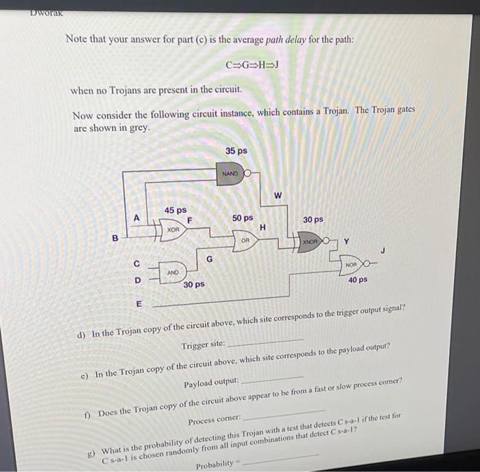 Solved Consider The Following Circuit: A) Consider The Fault | Chegg.com