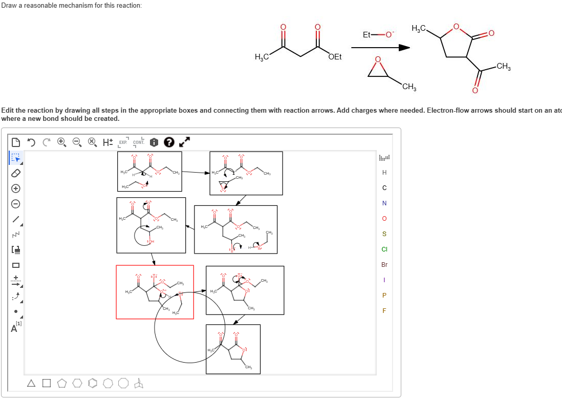 Solved by an EXPERT Draw a reasonable mechanism for this reaction:Edit ...
