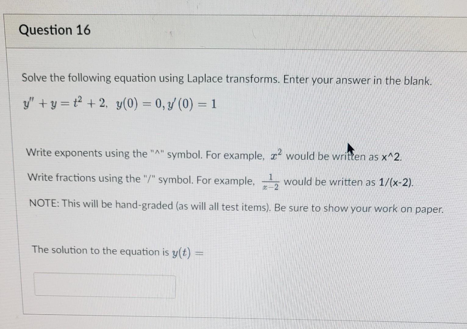 solved-solve-the-following-equation-using-laplace-chegg