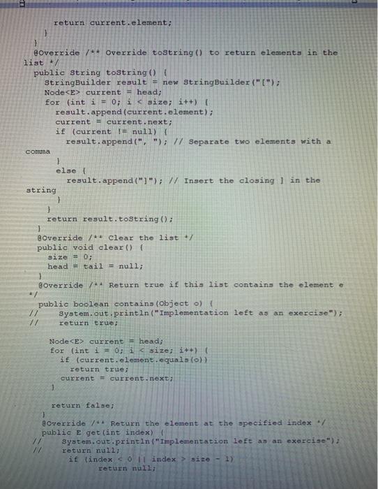 I public class TestMyLinkedlisti public static void | Chegg.com
