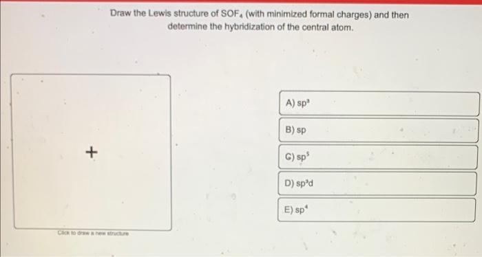 sof4 lewis structure