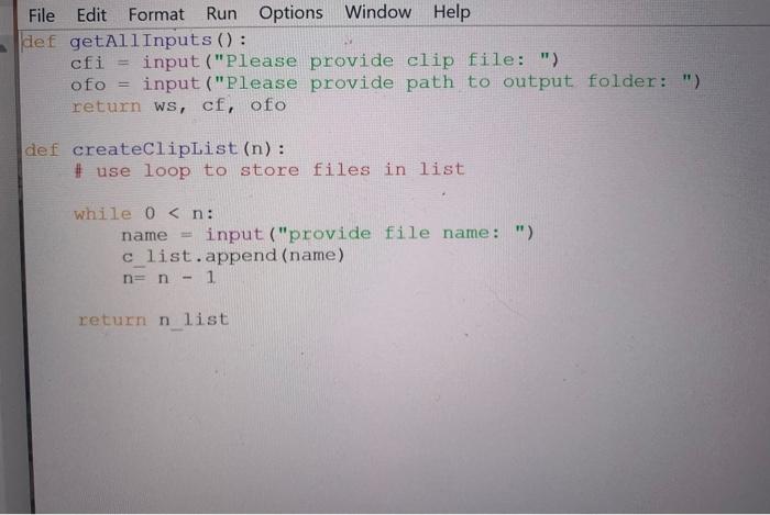 Solved The intention between these python files is to use | Chegg.com