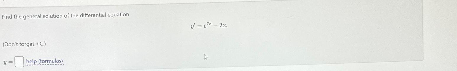 Solved Find the general solution of the differential | Chegg.com