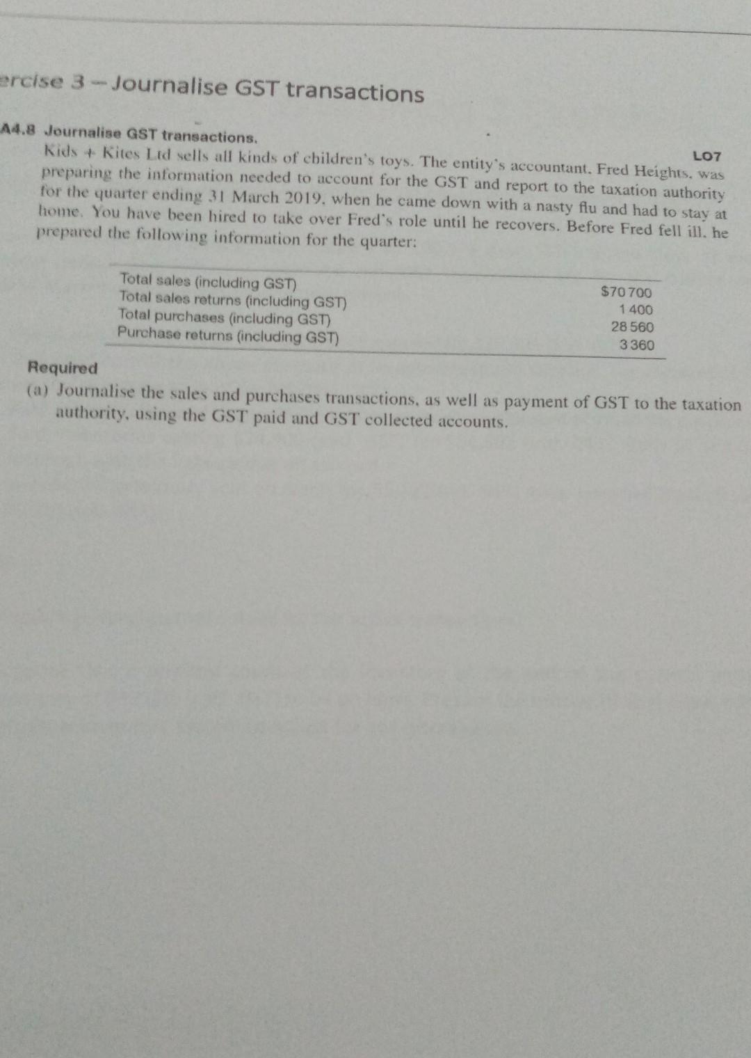 Solved work Exercises Exercise 1 Journal entries