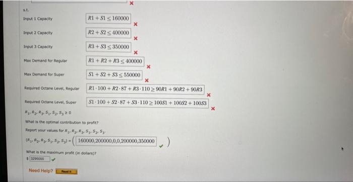 Solved Input 1 Copacity Input 2. Capacity Input 3 Capacify | Chegg.com