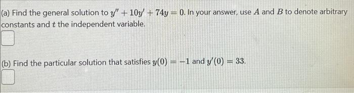 Solved Second Order Complex: Problem 8 (4 points) (a) Find | Chegg.com