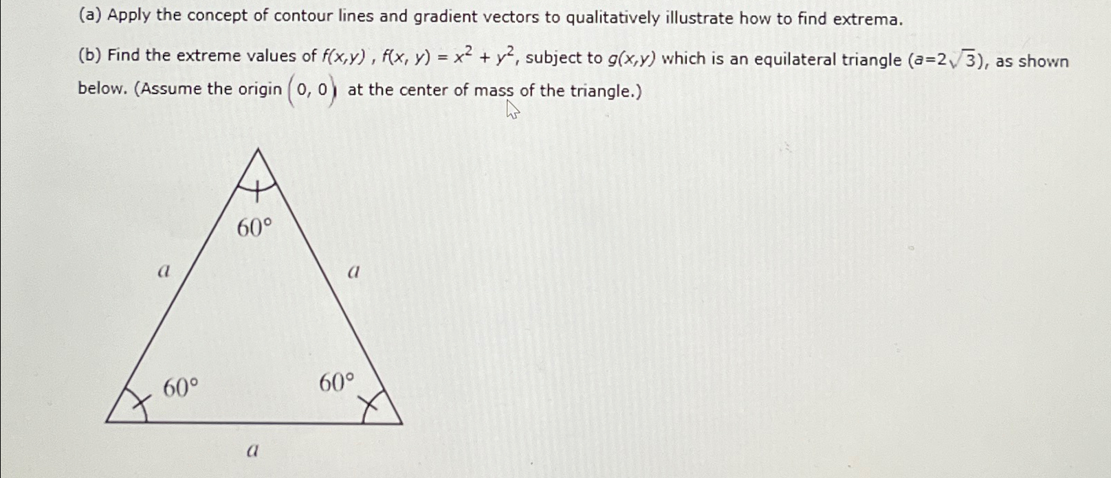 Solved (a) ﻿Apply the concept of contour lines and gradient | Chegg.com