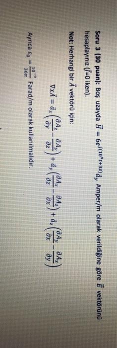 Solved Hi In Empty Space H Is Given In Question Find E V Chegg Com