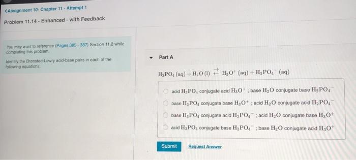 Solved (Assignment 10- Chapter 11 - Attempt 1 Problem 11.14 | Chegg.com