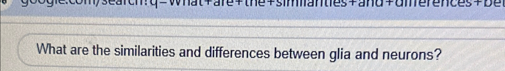 Solved What are the similarities and differences between | Chegg.com