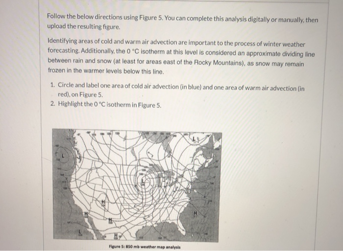 1. Draw isobars at 4 mb intervals, starting with 1004