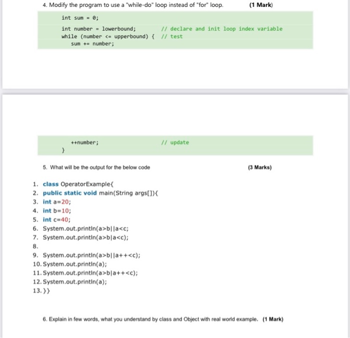 Solved 4. Modify the program to use a "while-do" loop | Chegg.com
