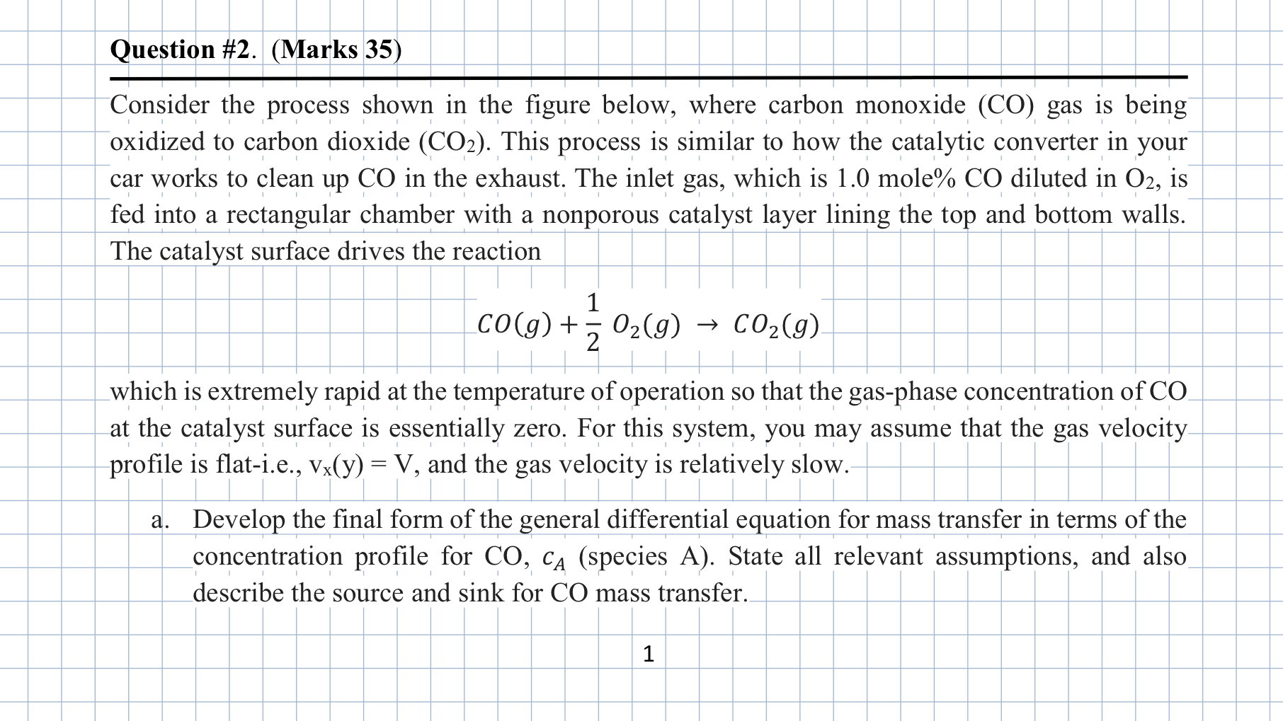 Solved Question #2. (Marks 35)Consider the process shown in | Chegg.com