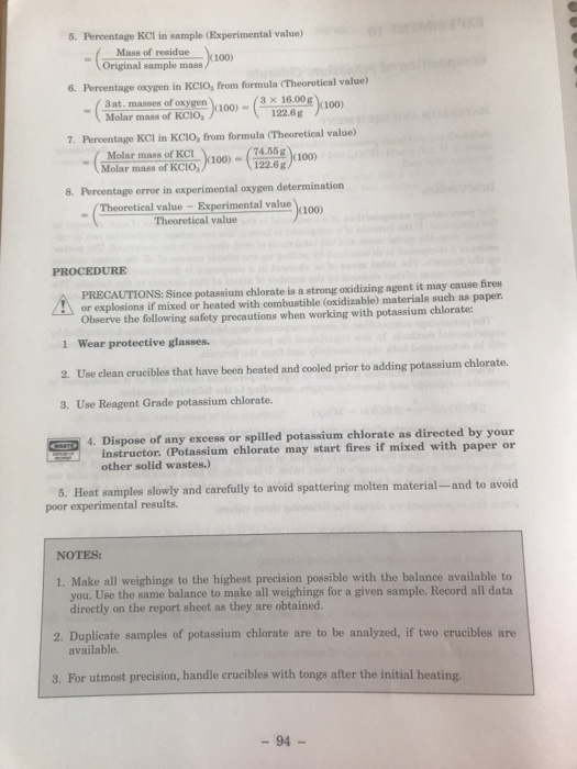 Composition Of Potassium Chlorate Lab Answers 84+ Pages Solution Doc [3mb] - Updated 2021 