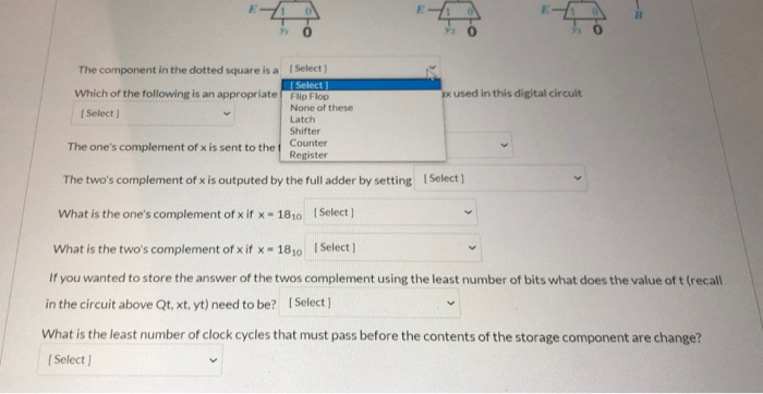 Solved Consider the following digital circuit and the follow | Chegg.com