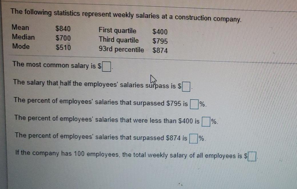solved-the-following-statistics-represent-weekly-salaries-at-chegg