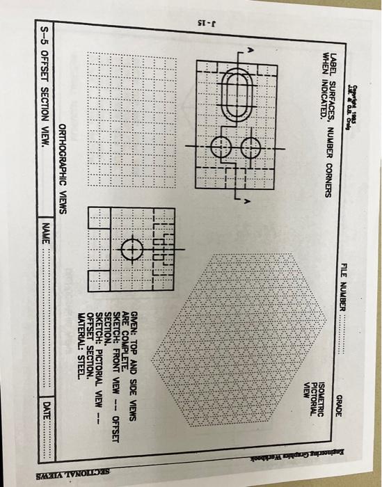 FLE NUMBER GRADE LABEL SURFACES, NUMBER CORNERS