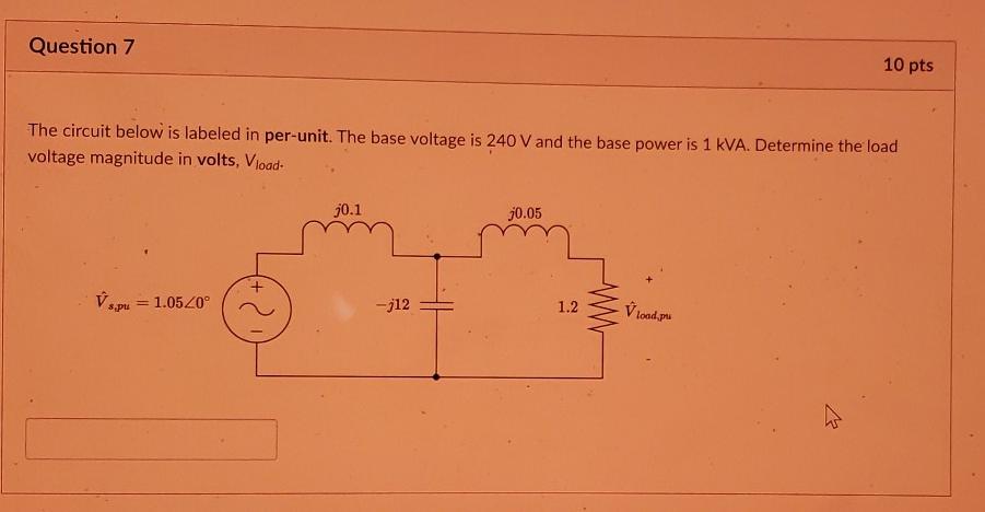 Solved Question 7 10 pts The circuit below is labeled in | Chegg.com
