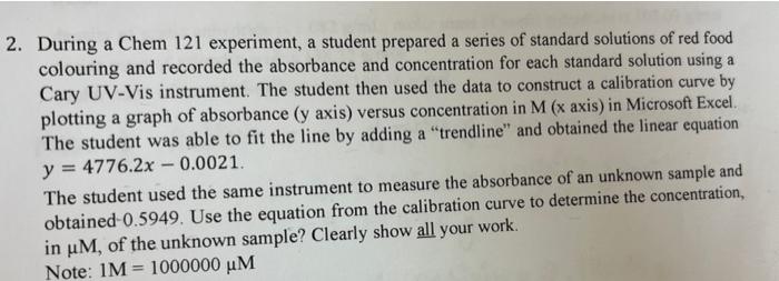 chem 121 experiment 2