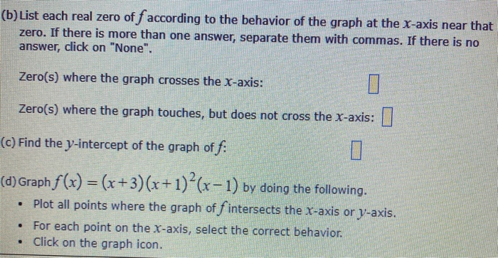 Solved Consider The Following Polynomial Function F X Chegg Com