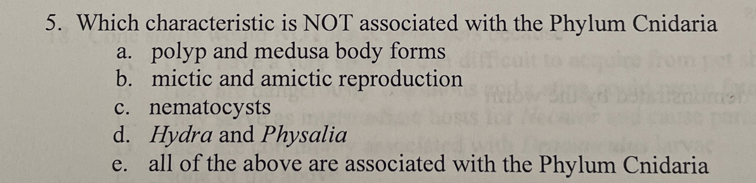 Solved Which characteristic is NOT associated with the | Chegg.com