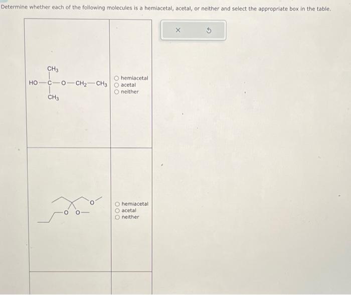 Solved Determine whether each of the following molecules is | Chegg.com