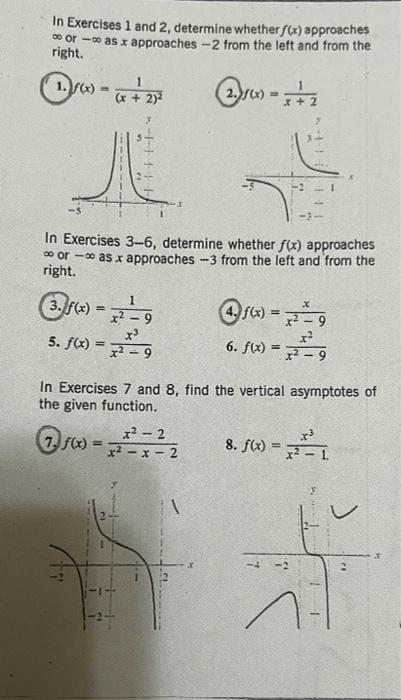 Solved In Exercises 1 and 2, determine whether f() | Chegg.com