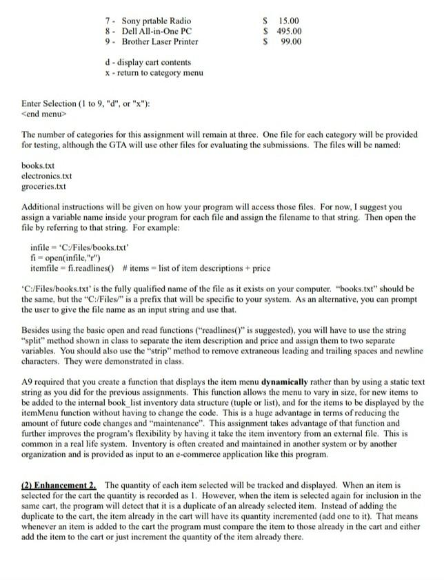 Solved This assignment is part 4 of a 4-part course project | Chegg.com