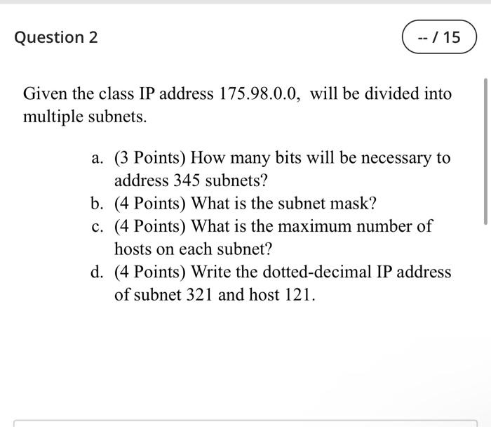 ip class 10.0 0.0