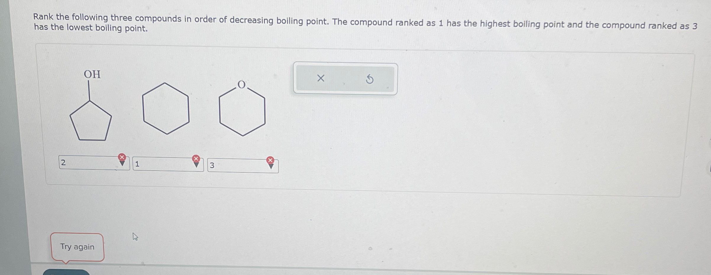 Solved Rank The Following Three Compounds In Order Of 5327